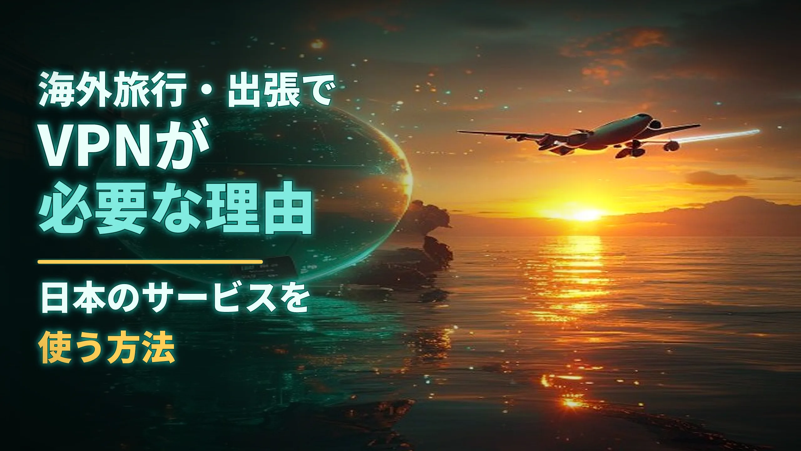 海外旅行・出張でVPNが必要な理由|日本のサービスを使う方法