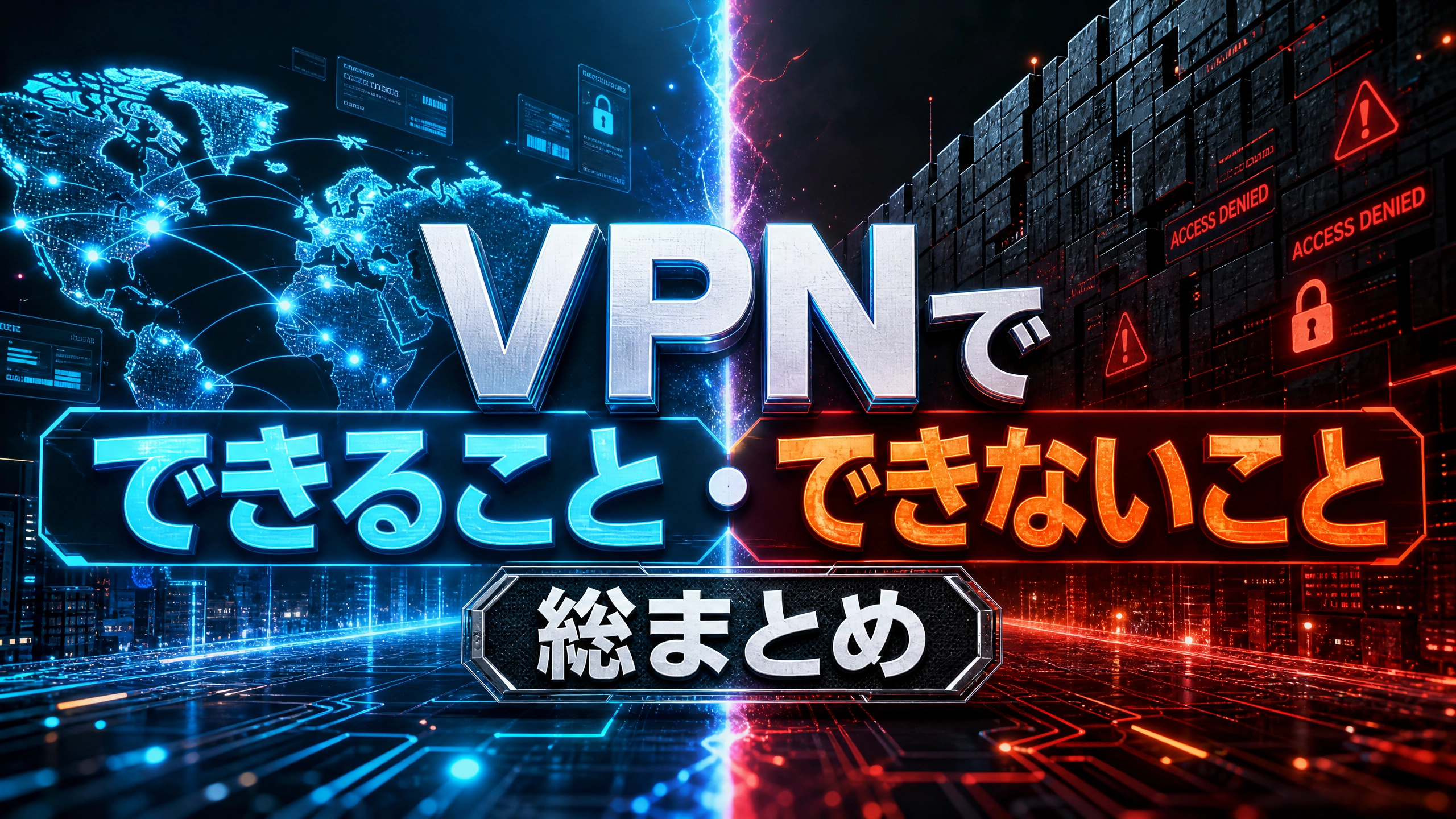 VPNでできること・できないこと総まとめ|過信は禁物